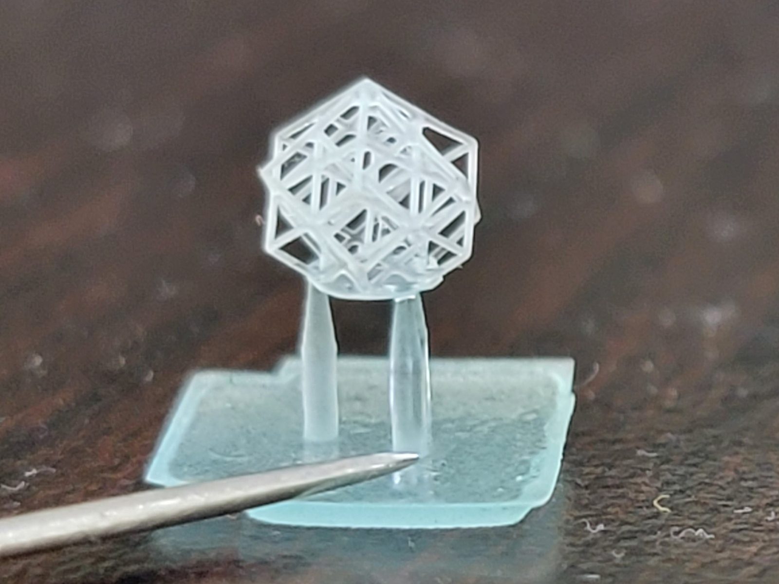 A 3D-printed lattice test piece